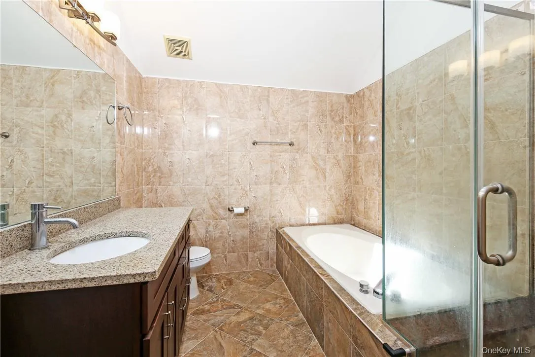 Primary bathroom - shower and tub Primary bathroom - shower and tub