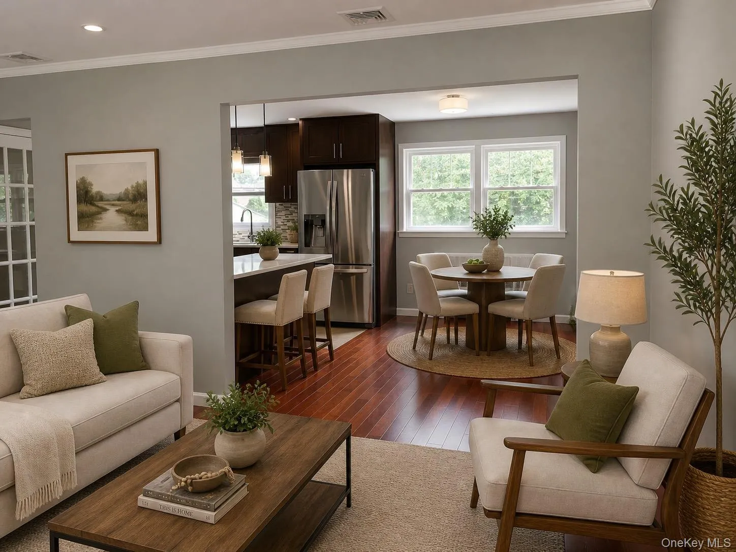 Living Room / Dining Area - Virtually Staged Living Room / Dining Area - Virtually Staged
