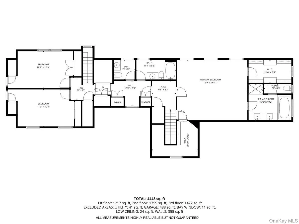 Second level floor plan Second level floor plan