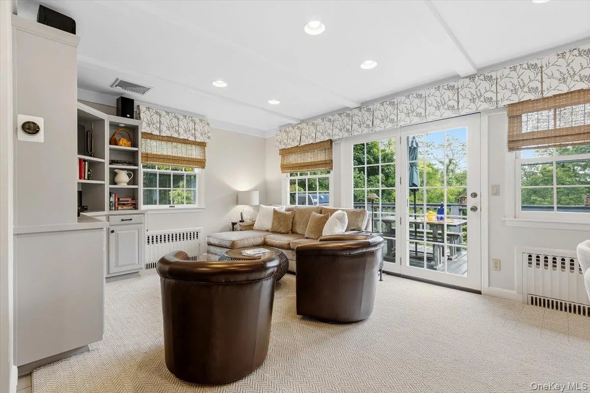 From the Family Room you can also exit the double French doors to the Trex deck in the rear. From the Family Room you can also exit the double French doors to the Trex deck in the rear.