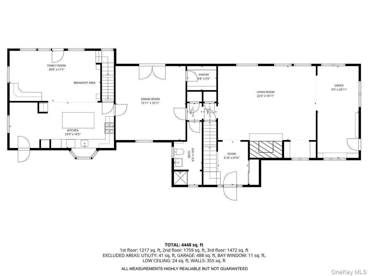 Main level floor plan Main level floor plan