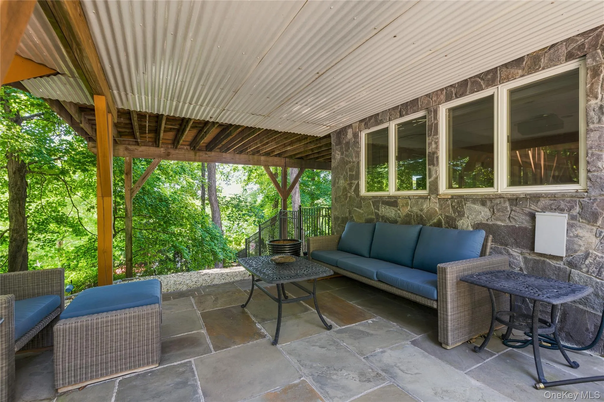 Covered Patio sitting Area under Deck Covered Patio sitting Area under Deck