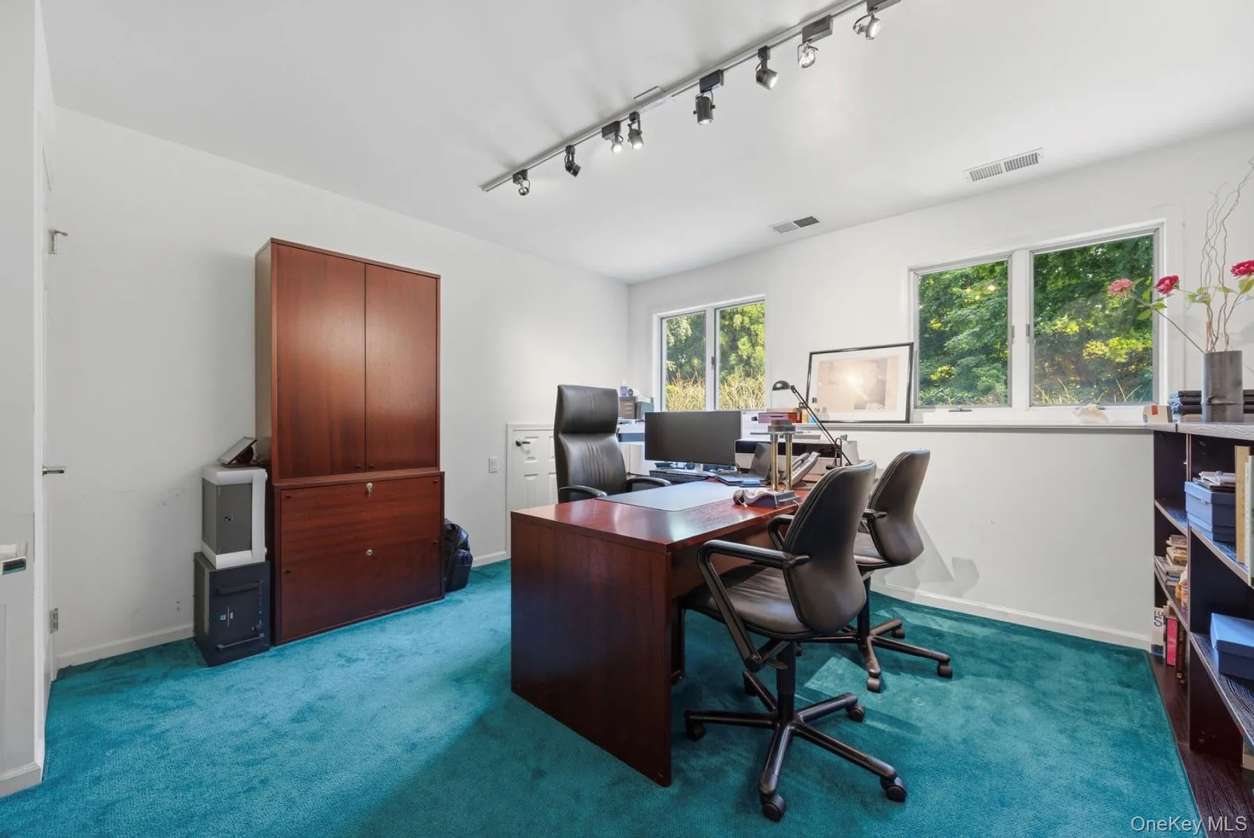 Lower Level above ground private office with 2 closets, with full bathroom nearby Lower Level above ground private office with 2 closets, with full bathroom nearby