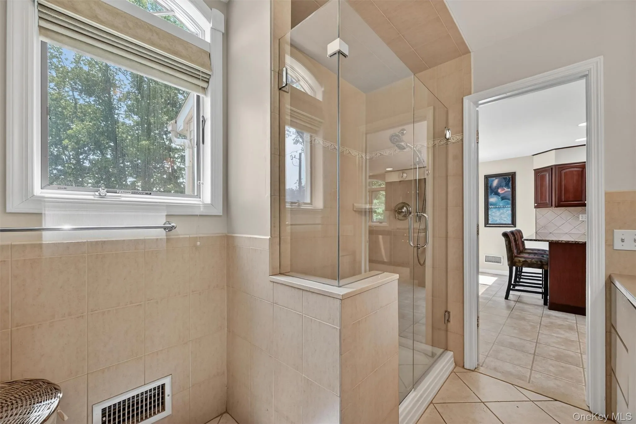 First floor full bathroom with stall shower First floor full bathroom with stall shower