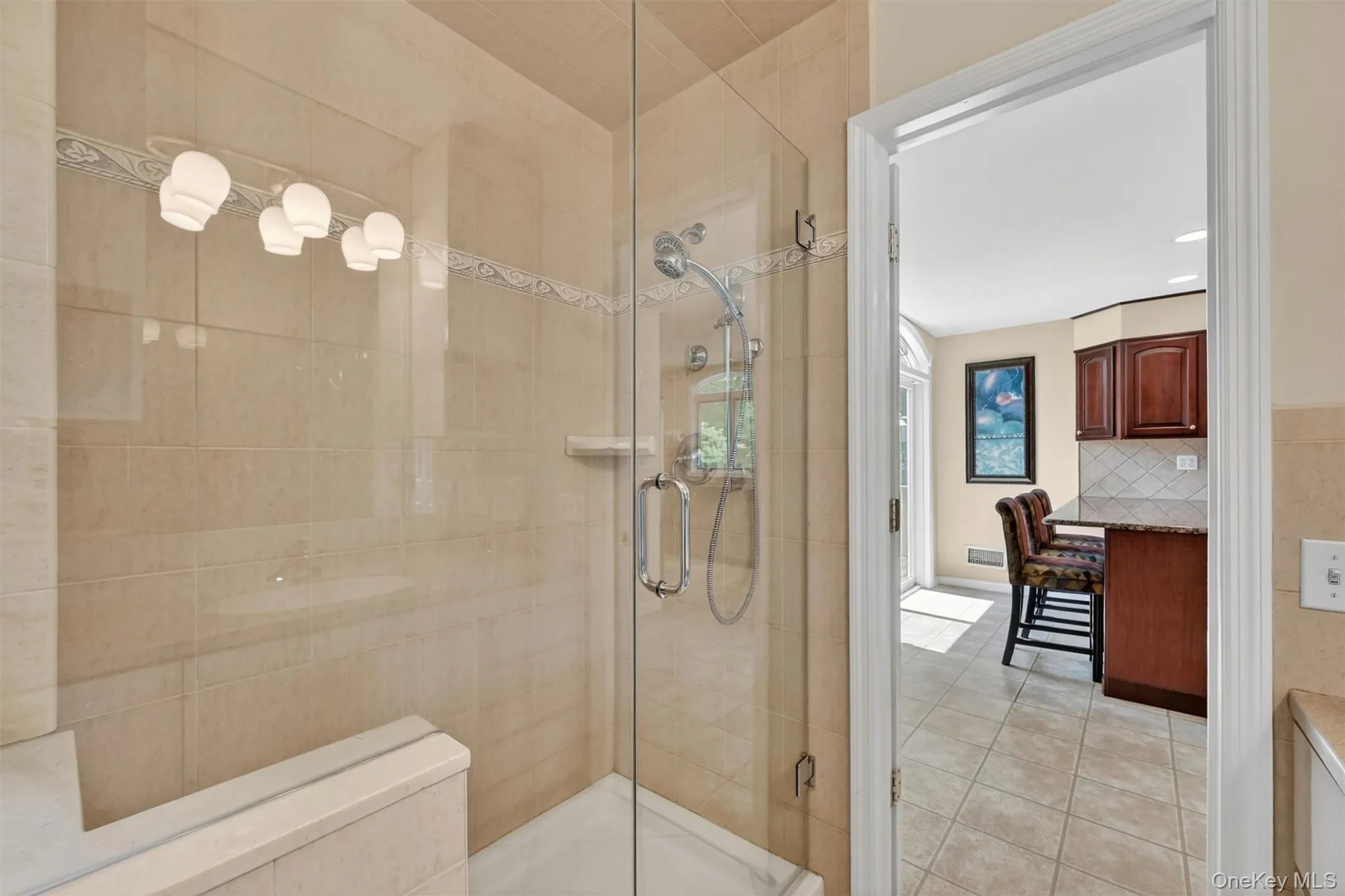 First floor full bathroom with stall shower First floor full bathroom with stall shower
