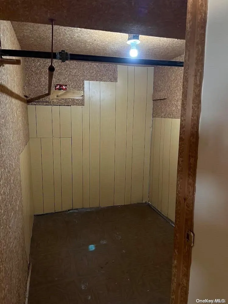 Storage closet in basement Storage closet in basement