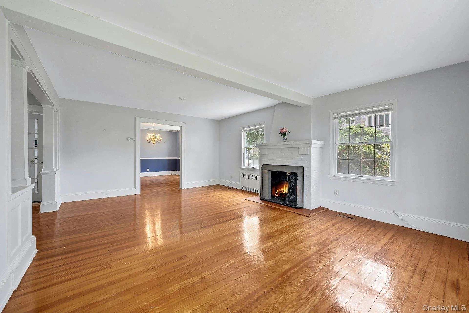 Spacious Living Room with fireplace Spacious Living Room with fireplace