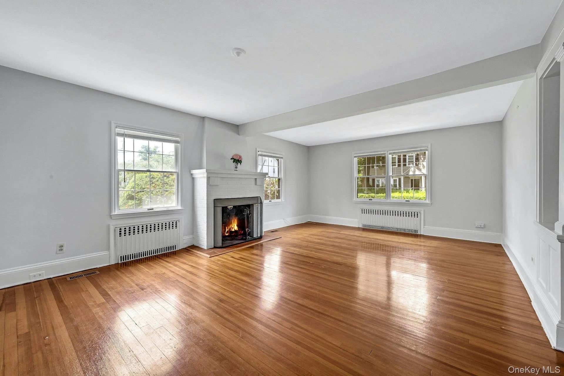 Spacious Living Room with fireplace Spacious Living Room with fireplace