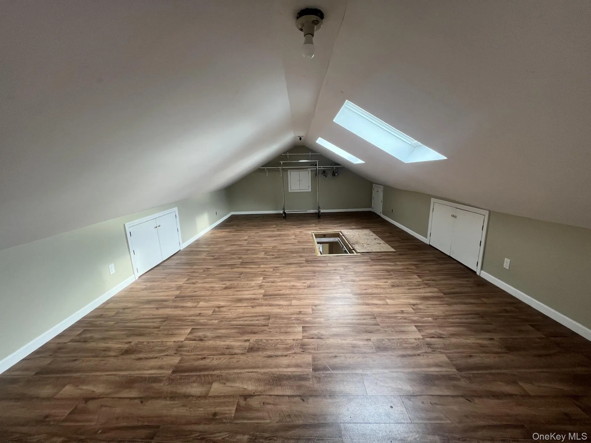 Attic - with skylights Attic - with skylights