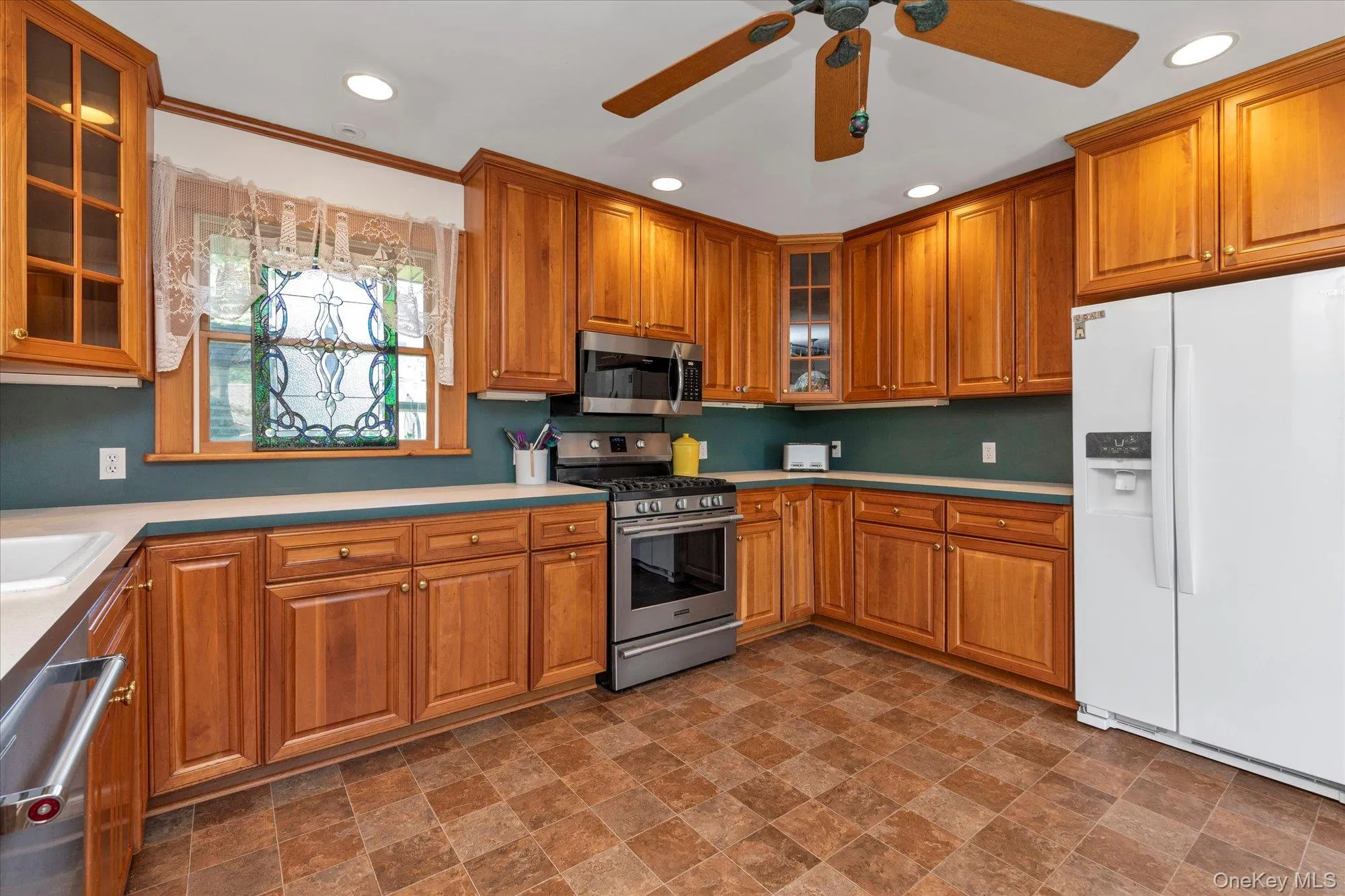 oversized kitchen with door to deck oversized kitchen with door to deck