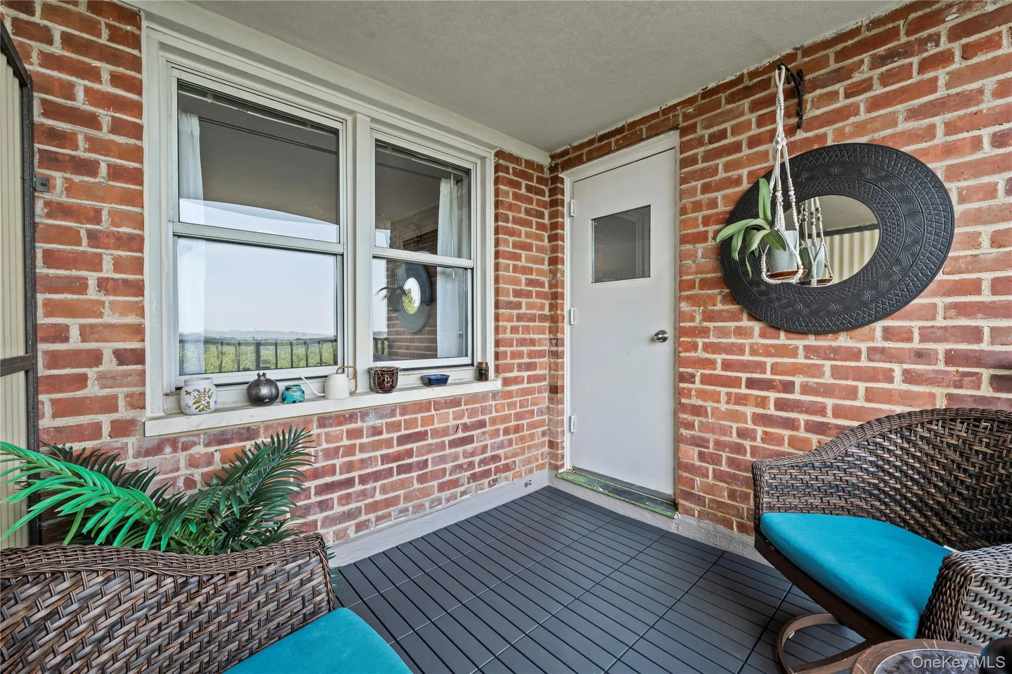Beautiful outdoor space on balcony Beautiful outdoor space on balcony