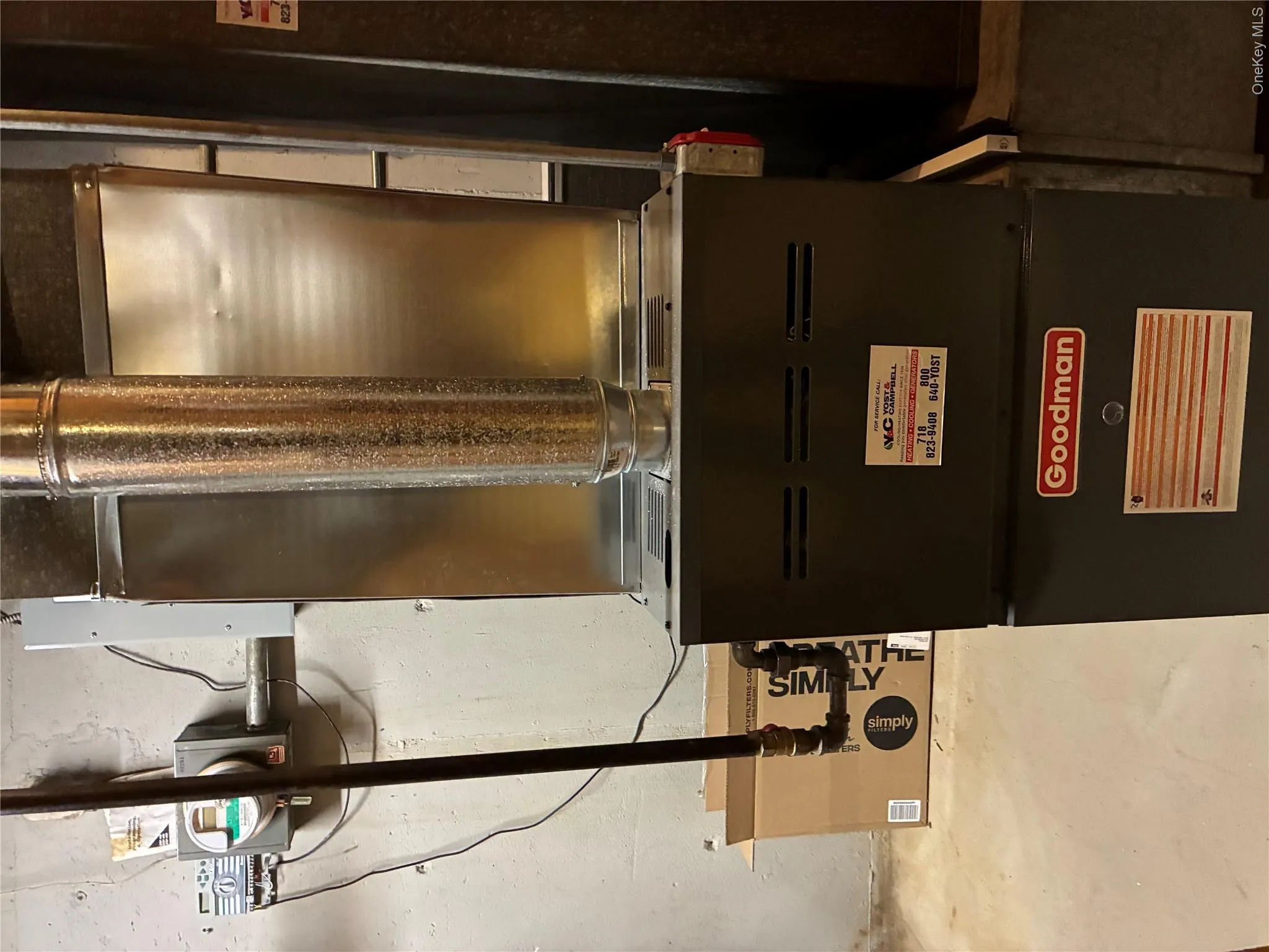Furnace installed Furnace installed