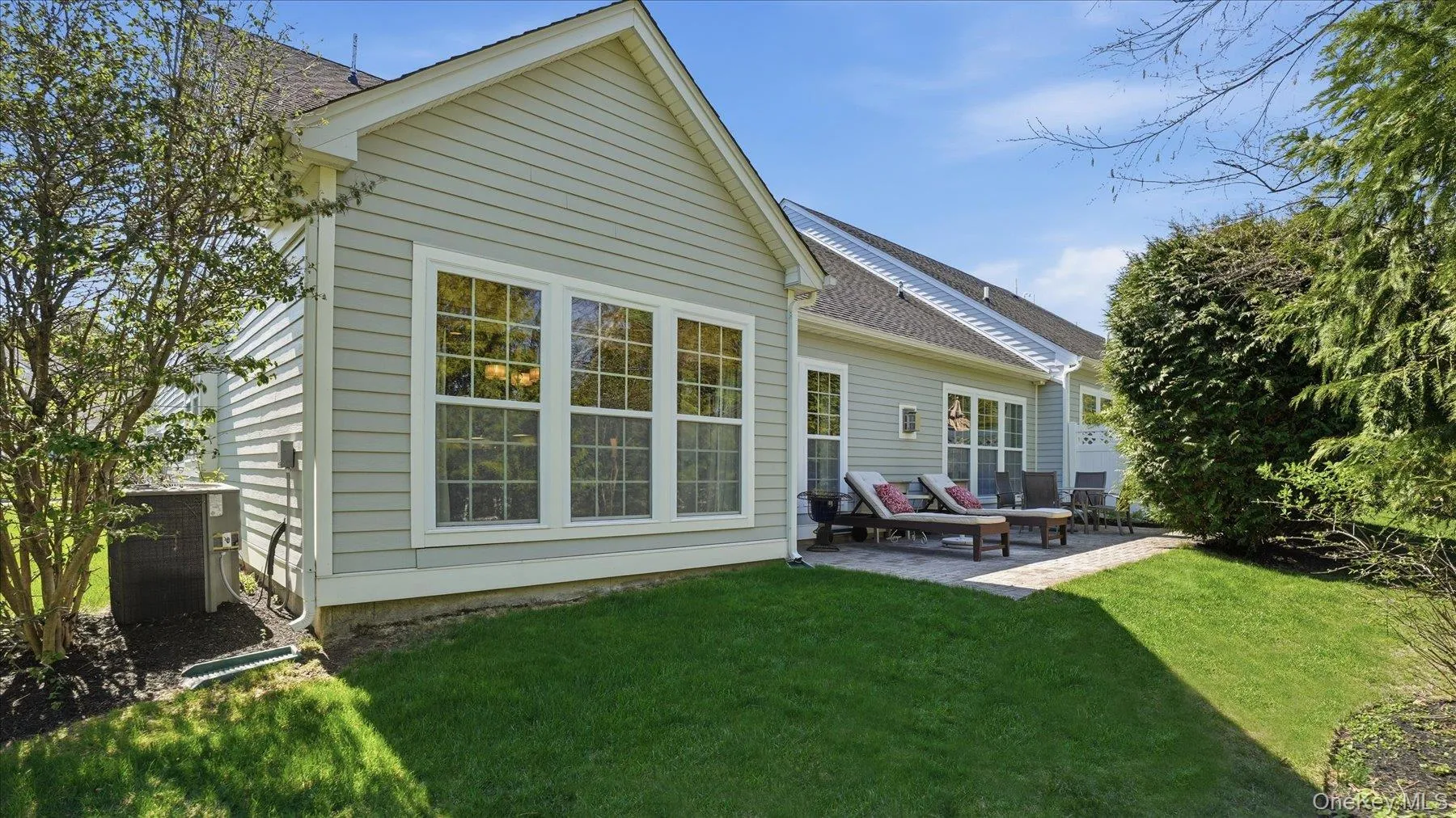 Private patio with large back yard. Private patio with large back yard.