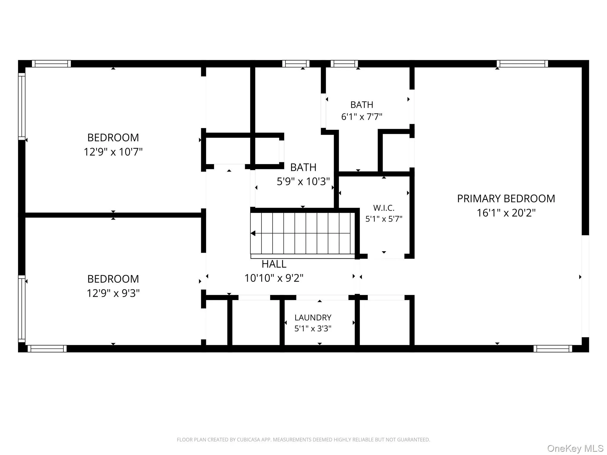 Second level floor plan Second level floor plan