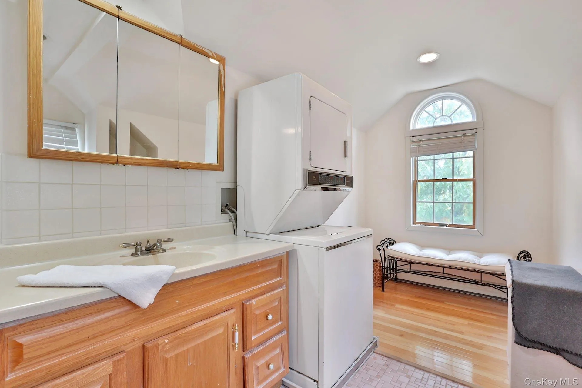 Primary Bathroom with Washer and Dryer Primary Bathroom with Washer and Dryer