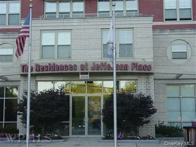 Close up of The Residences of Jefferson Place from Mamaroneck Avenue. Close up of The Residences of Jefferson Place from Mamaroneck Avenue.
