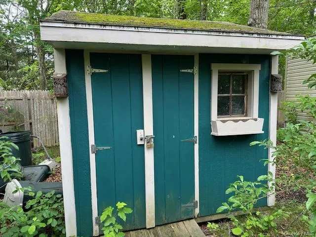 shed in yard shed in yard