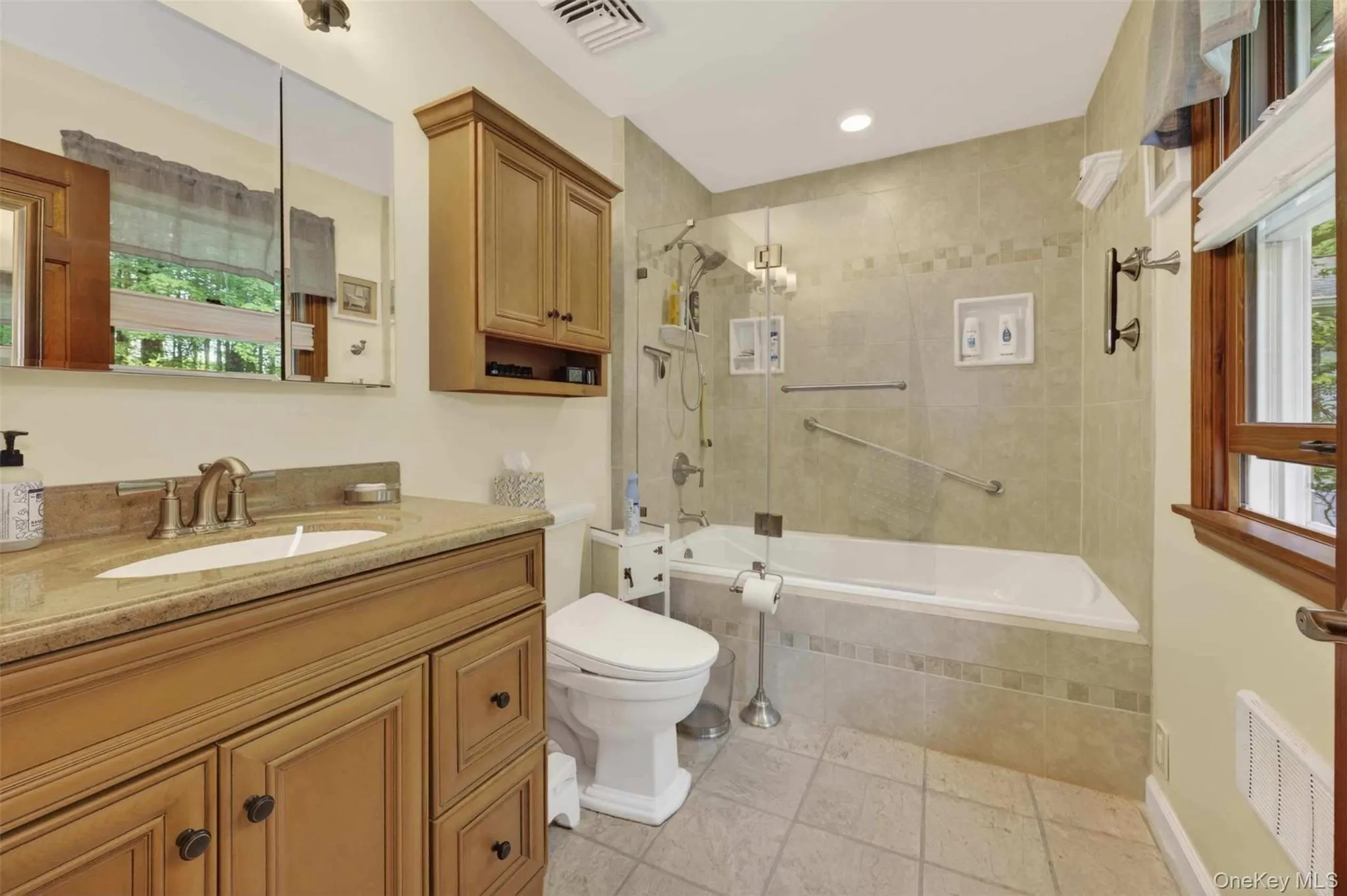 Primary bathroom with soaking tub Primary bathroom with soaking tub