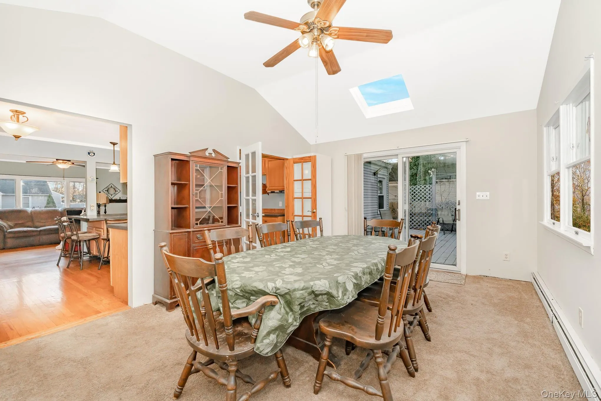 Dining area with backyard views and sliding door access. Can be a flex space for another family room or den area Dining area with backyard views and sliding door access. Can be a flex space for another family room or den area