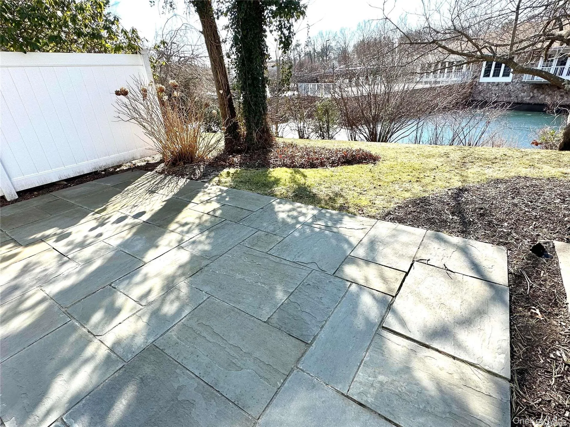 Beautiful Patio Overlooking Pond Beautiful Patio Overlooking Pond
