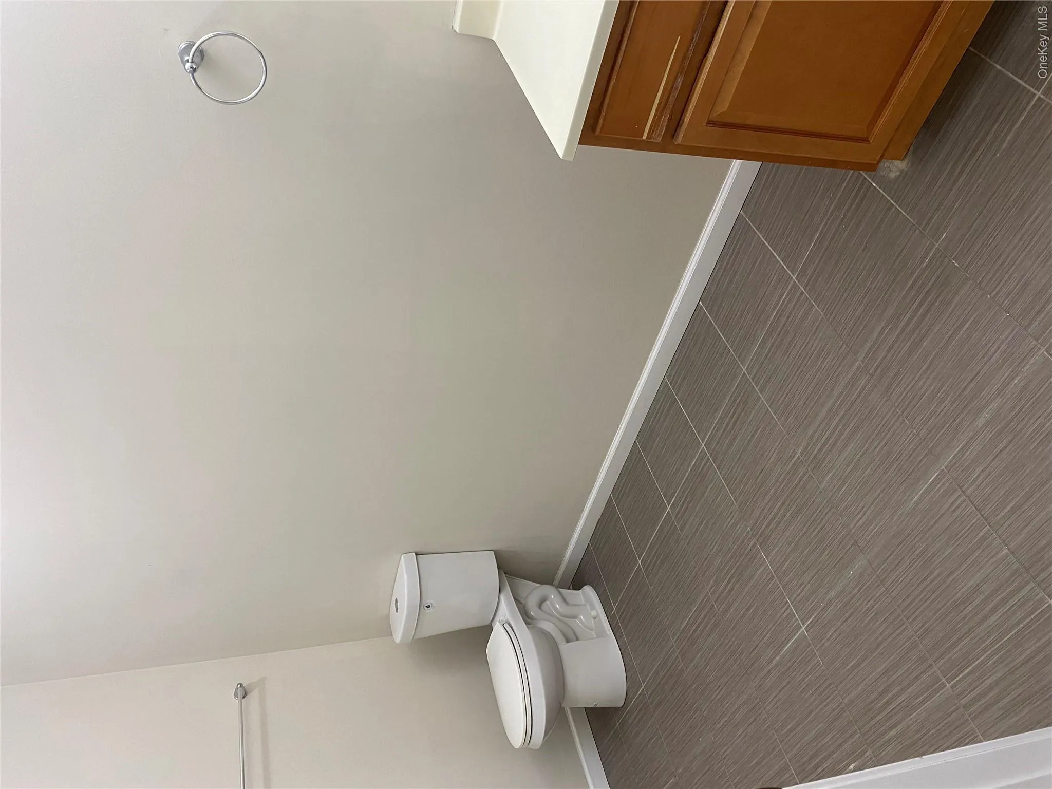Huge bathroom with walk-in shower, sink and commode and loads of wall space Huge bathroom with walk-in shower, sink and commode and loads of wall space
