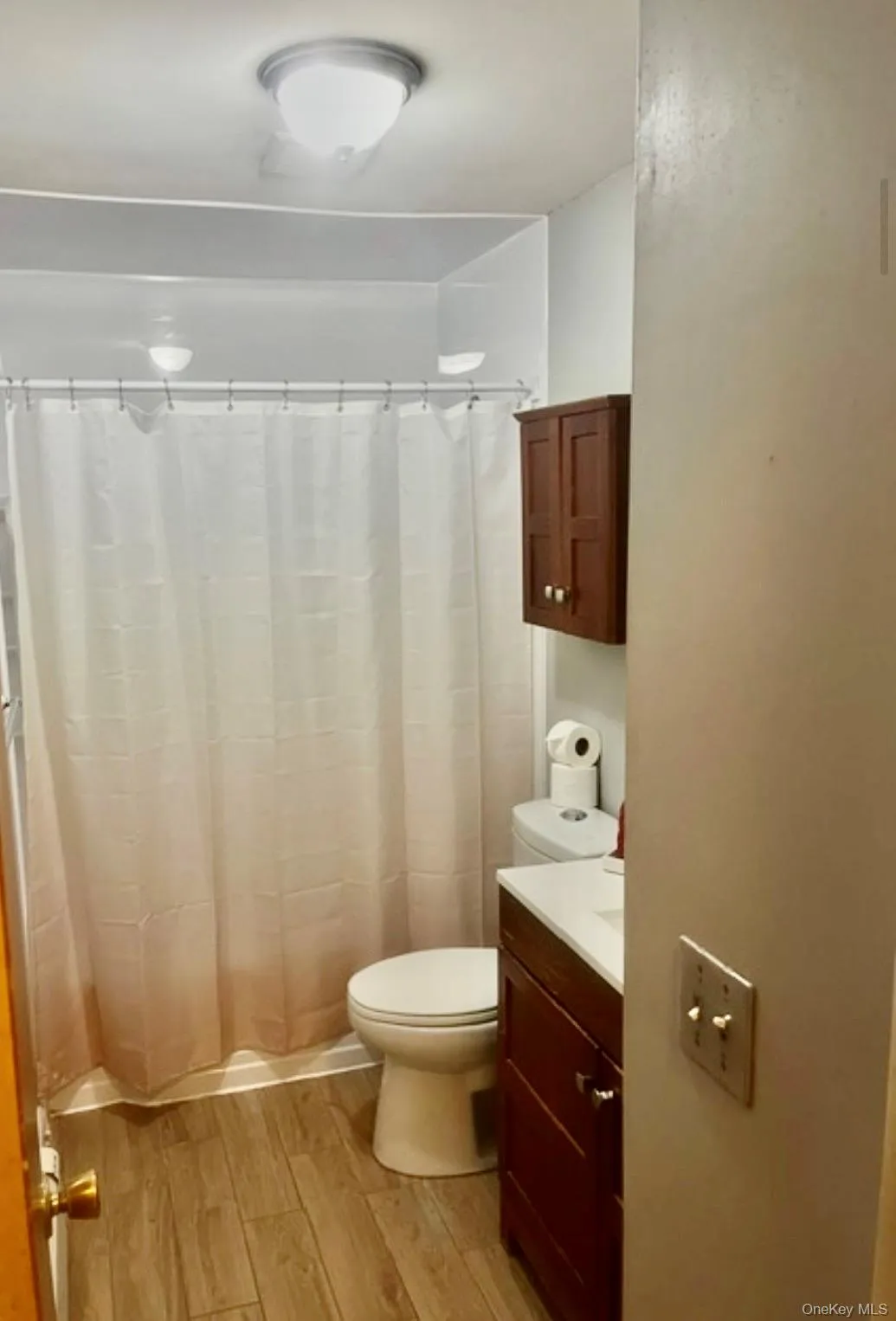 Hallway bathroom with tub. Hallway bathroom with tub.