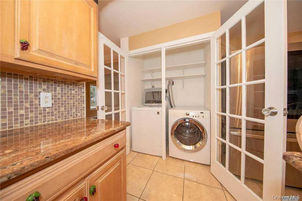 Laundry area off kitchen Laundry area off kitchen