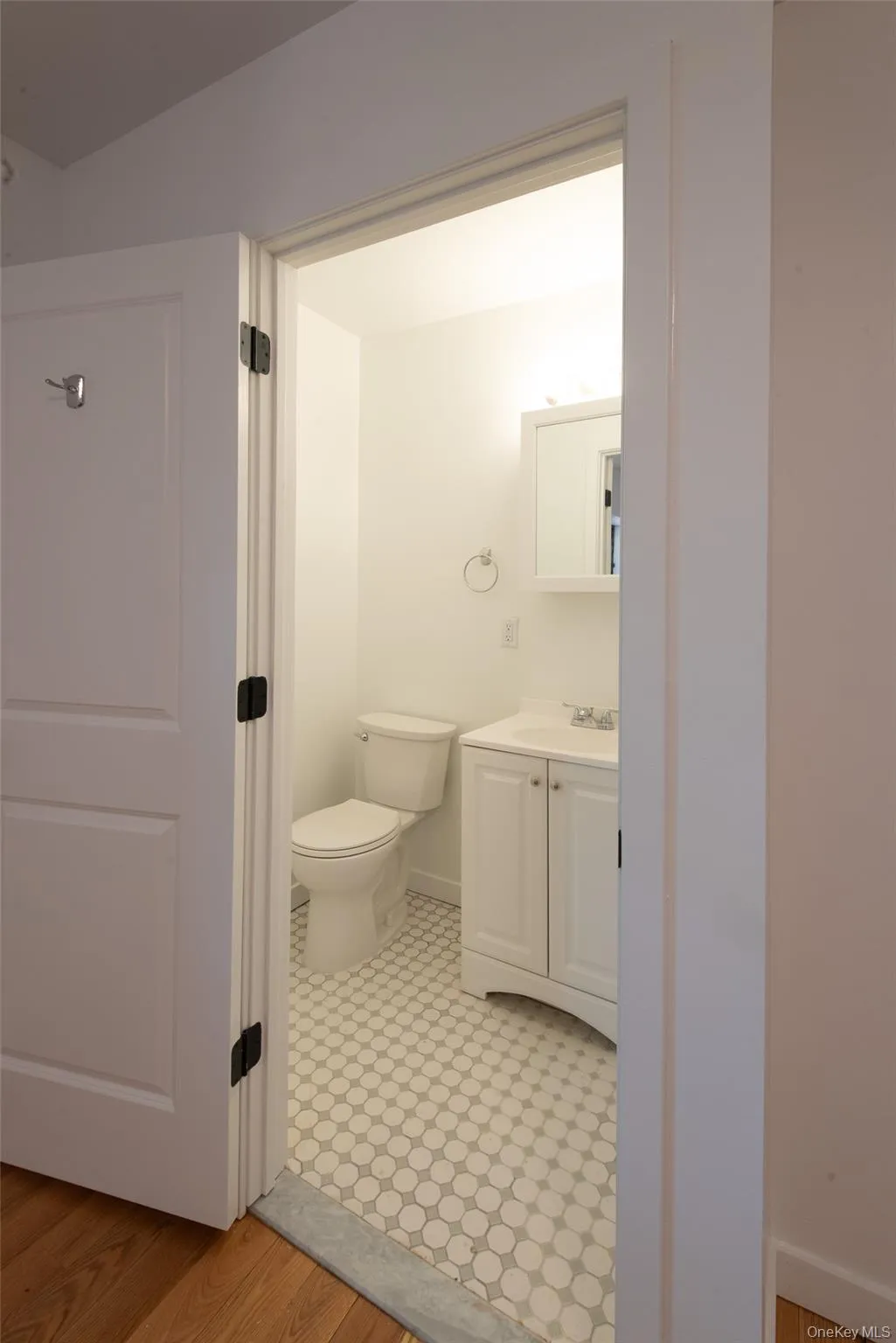 Ensuite half bath in primary bedroom Ensuite half bath in primary bedroom
