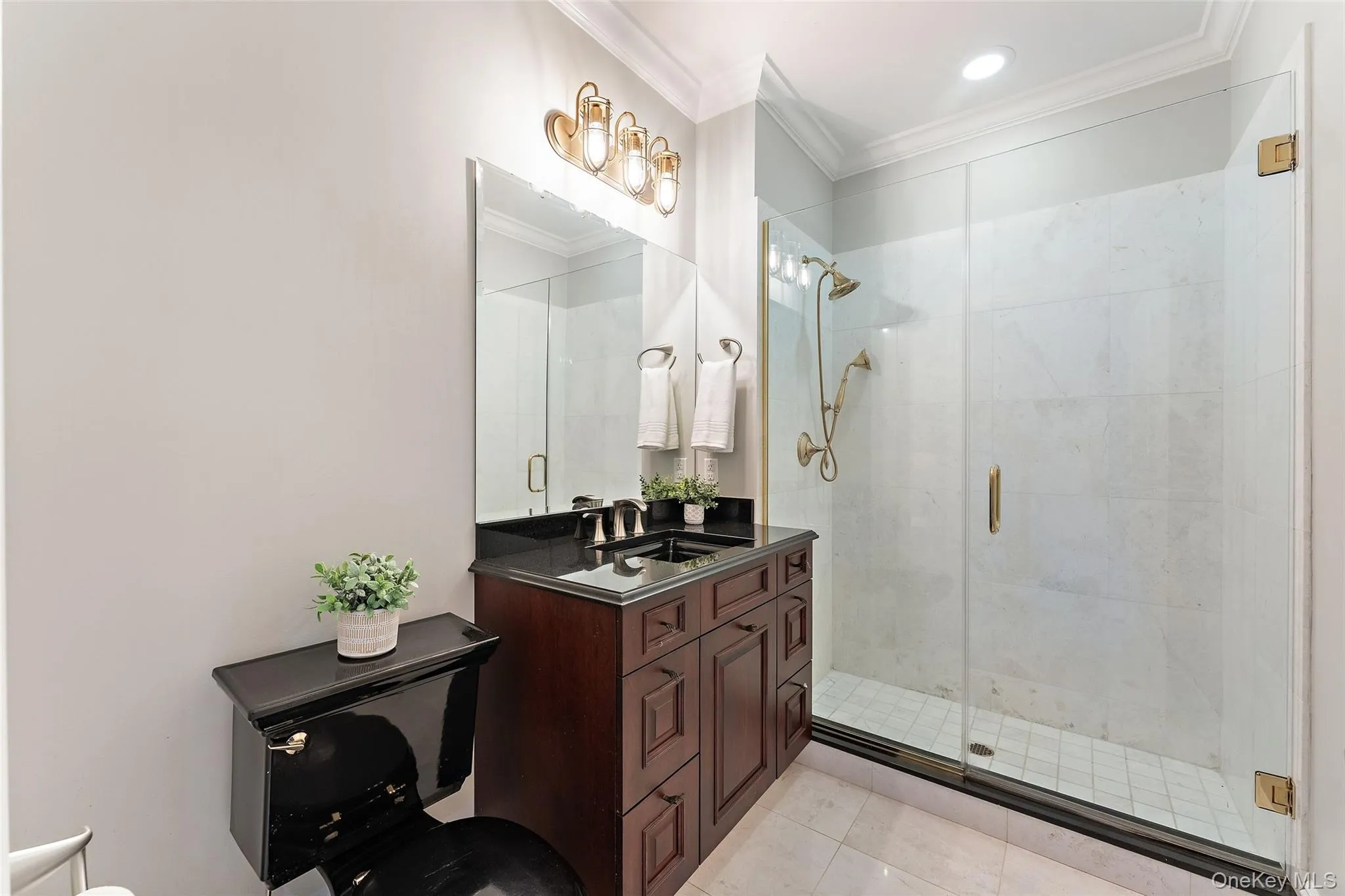 Entry-level full bathroom Entry-level full bathroom