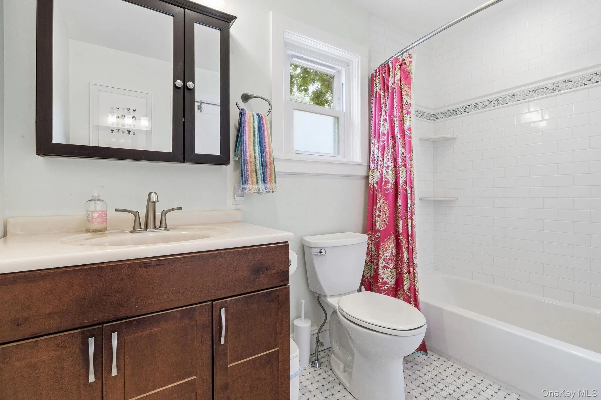 Heated flooring transforms this beautifully appointed bathroom into a spa-like retreat. Heated flooring transforms this beautifully appointed bathroom into a spa-like retreat.