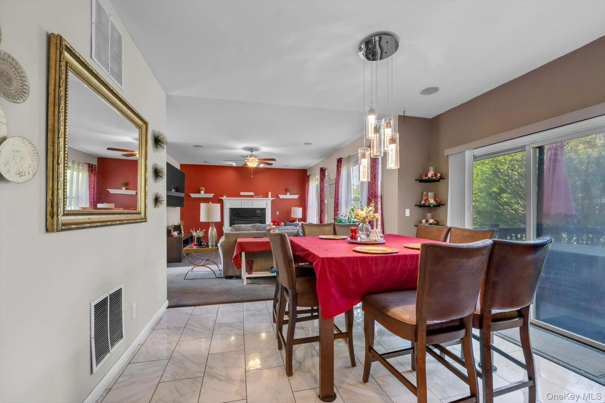 Eat-in-Kitchen Area facing Family Room / Den Eat-in-Kitchen Area facing Family Room / Den