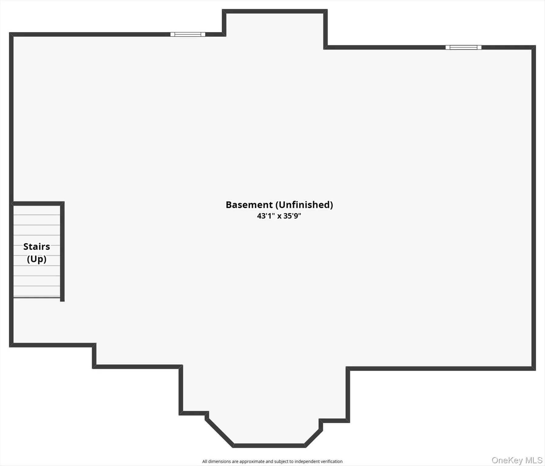 Full Unfinished Basement w/ High Ceilings.... Full Unfinished Basement w/ High Ceilings....