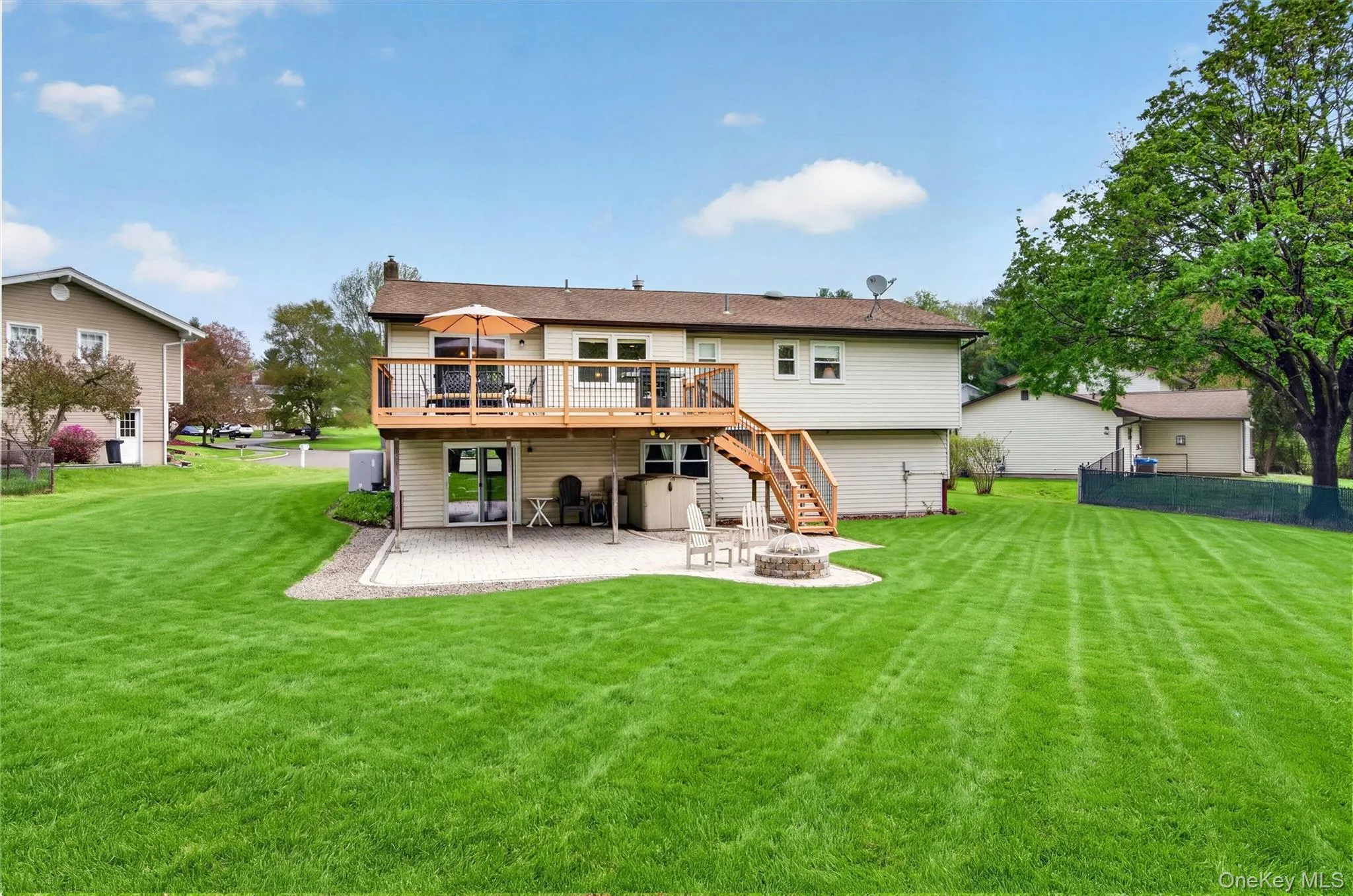 The paver patio is another place for outdoor entertaining. The paver patio is another place for outdoor entertaining.