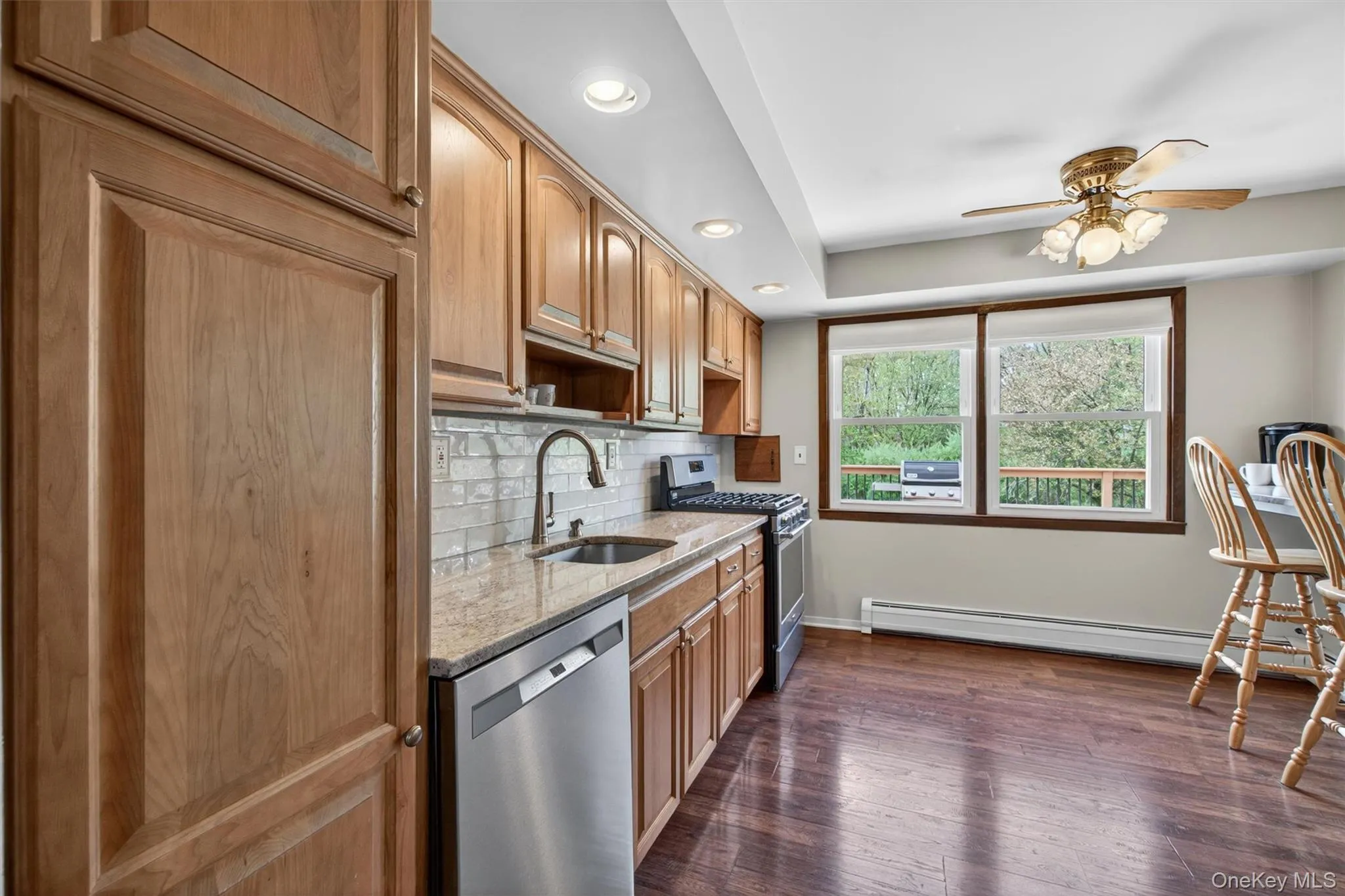 Notice the oversized windows overlooking the back deck. Notice the oversized windows overlooking the back deck.