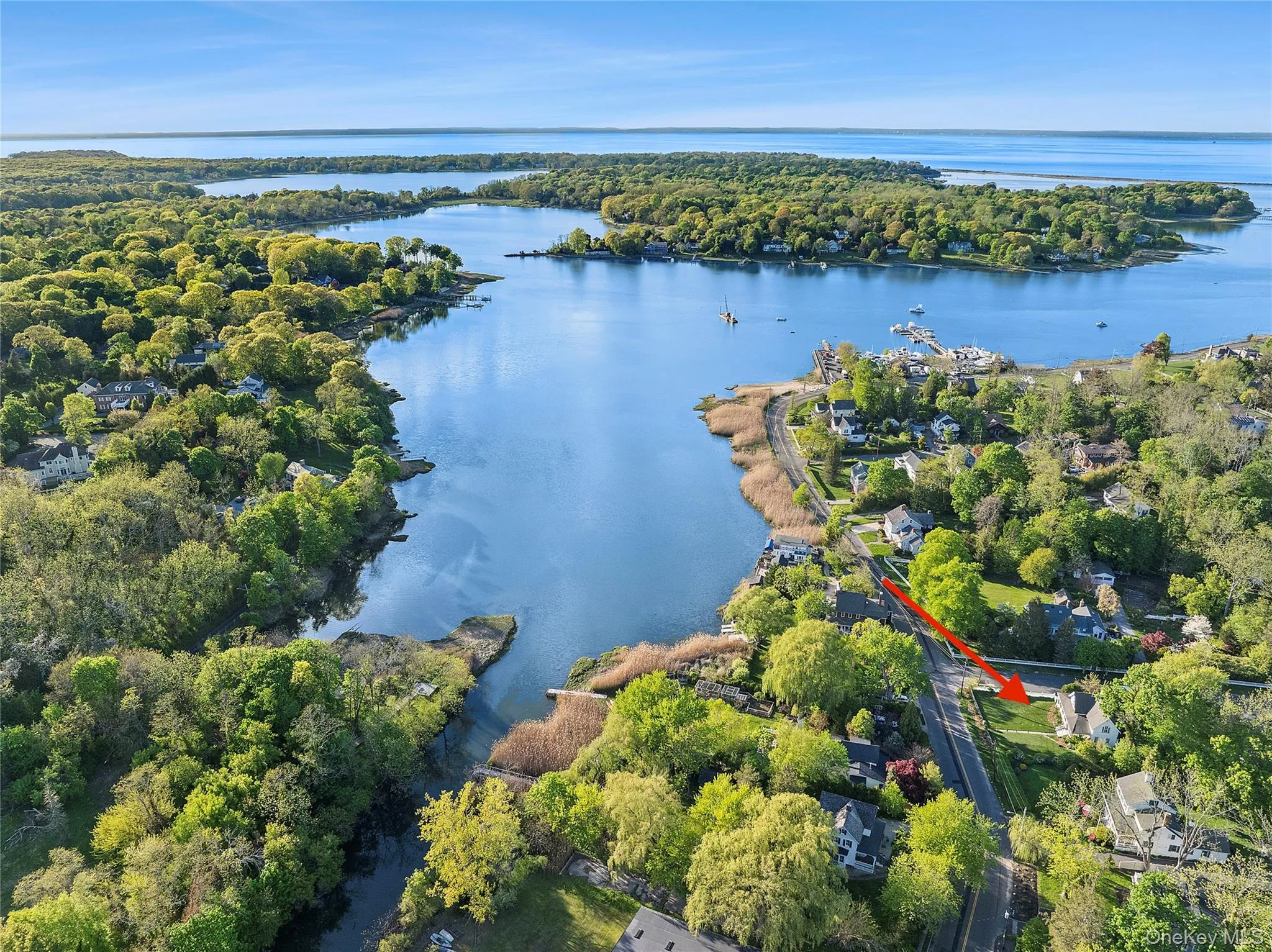Set on Shore Road, just across the street from Setauket Harbor Set on Shore Road, just across the street from Setauket Harbor