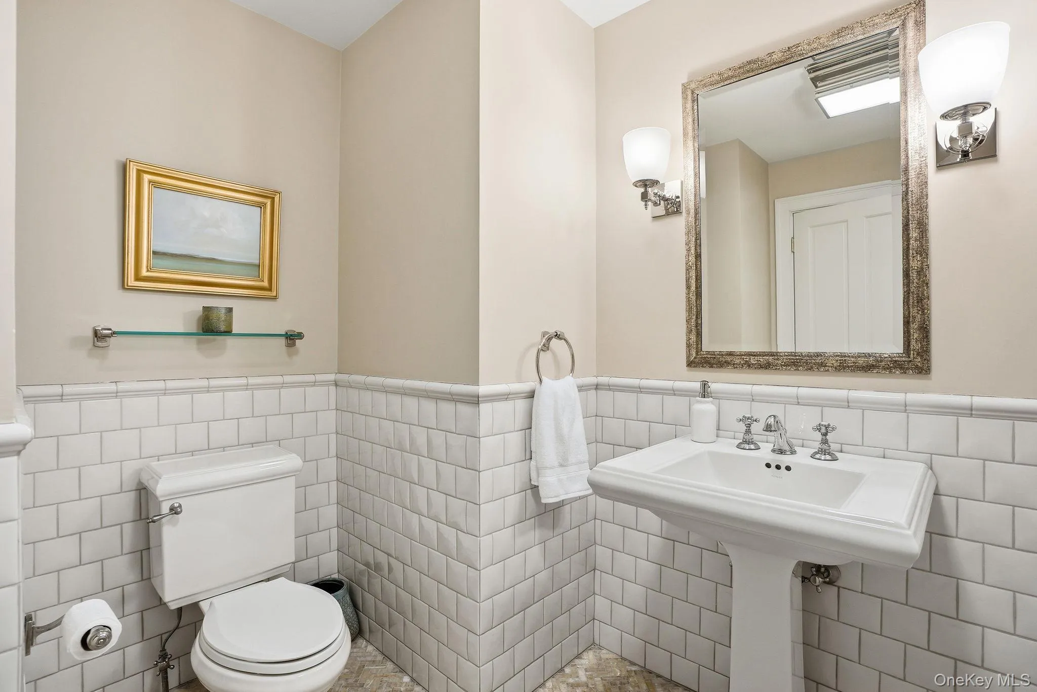 Powder Room off foyer on Main Level Powder Room off foyer on Main Level