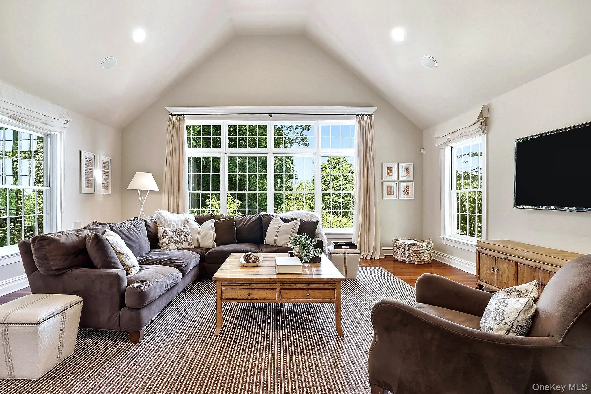 With Woodburning Fireplace and Floor to Ceiling Windows With Woodburning Fireplace and Floor to Ceiling Windows