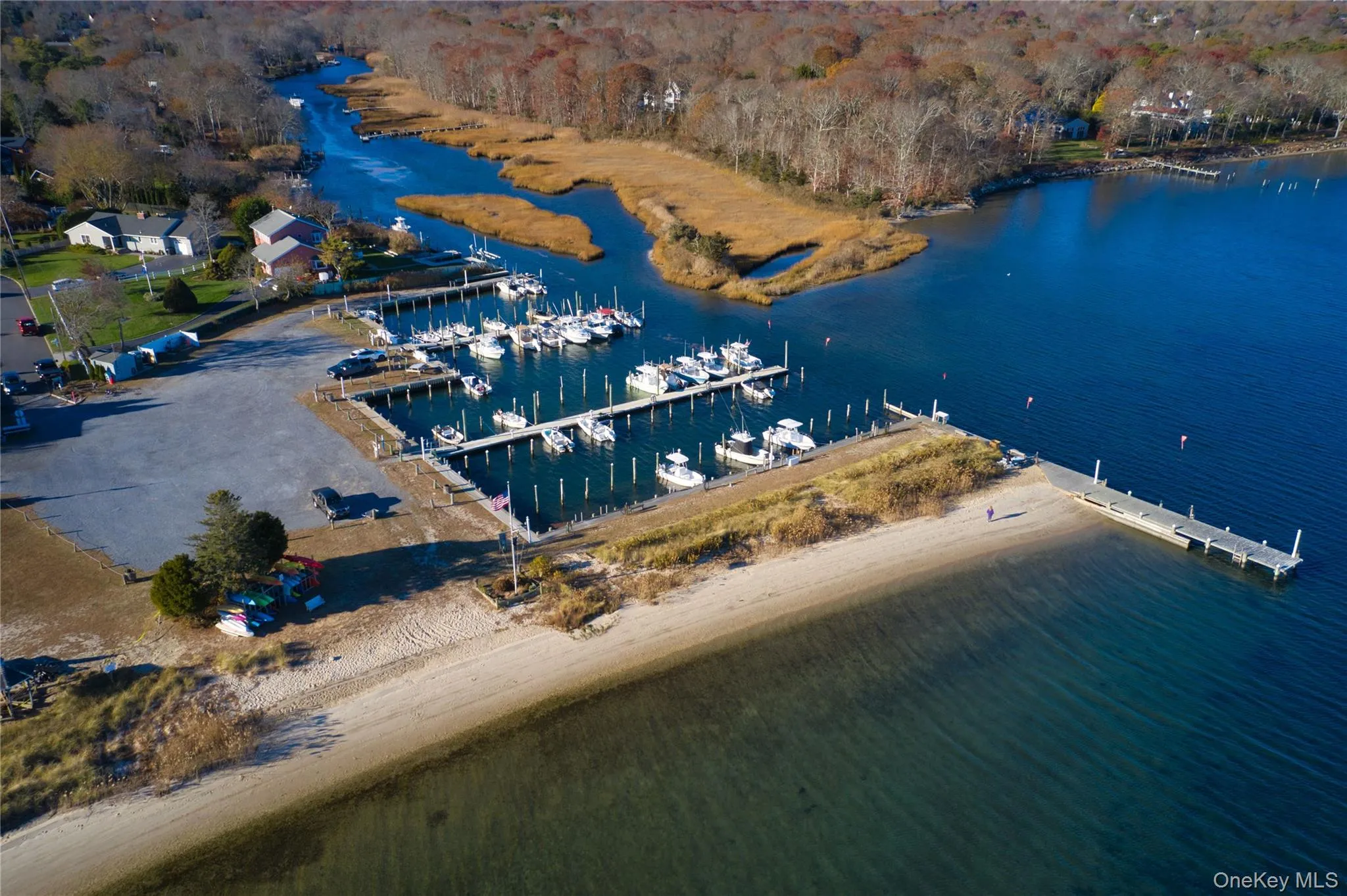 Aerial Marina and Beach Aerial Marina and Beach