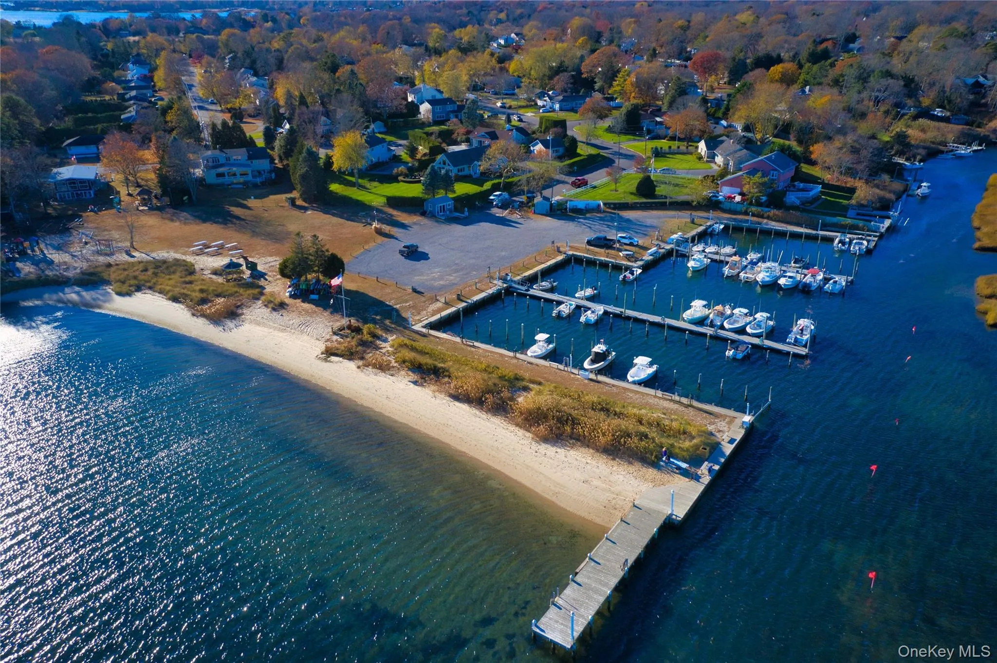 Aerial Marina and Beach Aerial Marina and Beach
