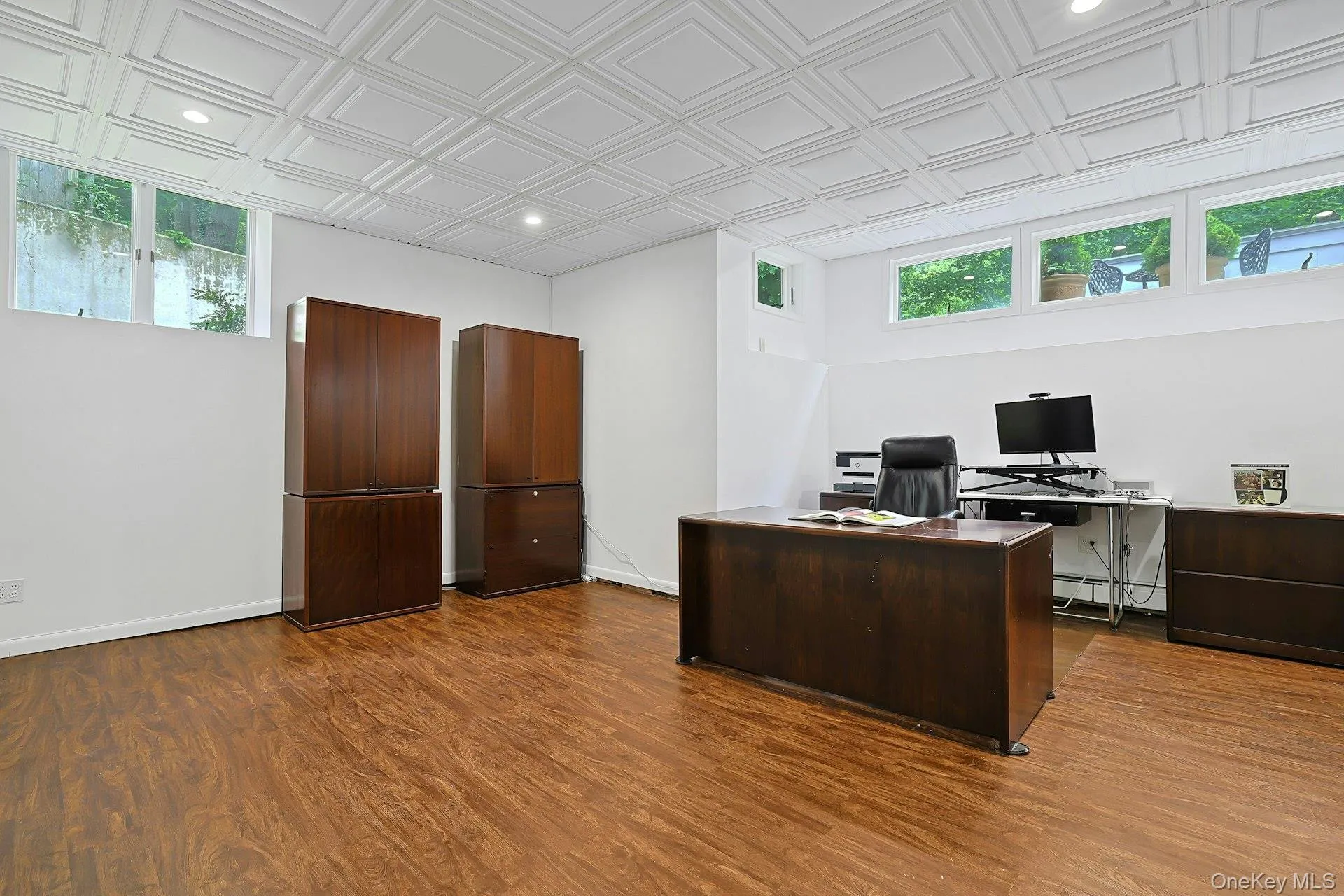Lower level office Lower level office