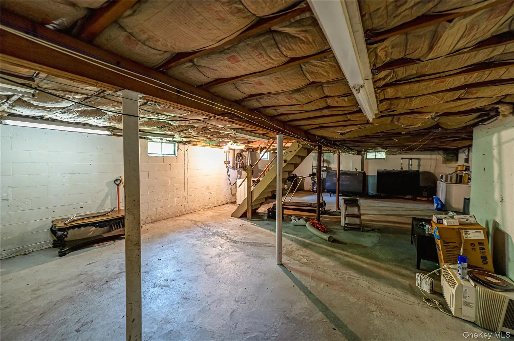 Basement with oil tank Basement with oil tank