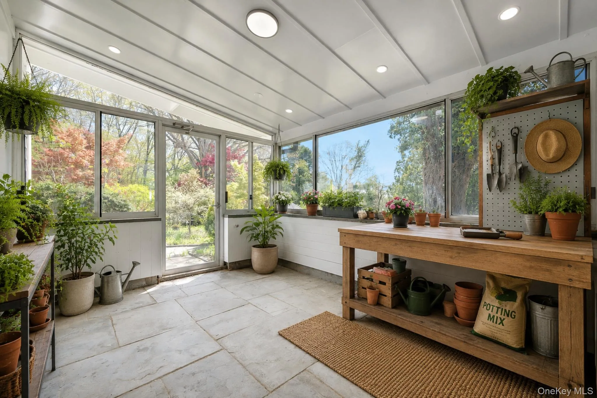 Greenhouse to nurture early plantings before ready to plant outdoors - Virtually staged Greenhouse to nurture early plantings before ready to plant outdoors - Virtually staged