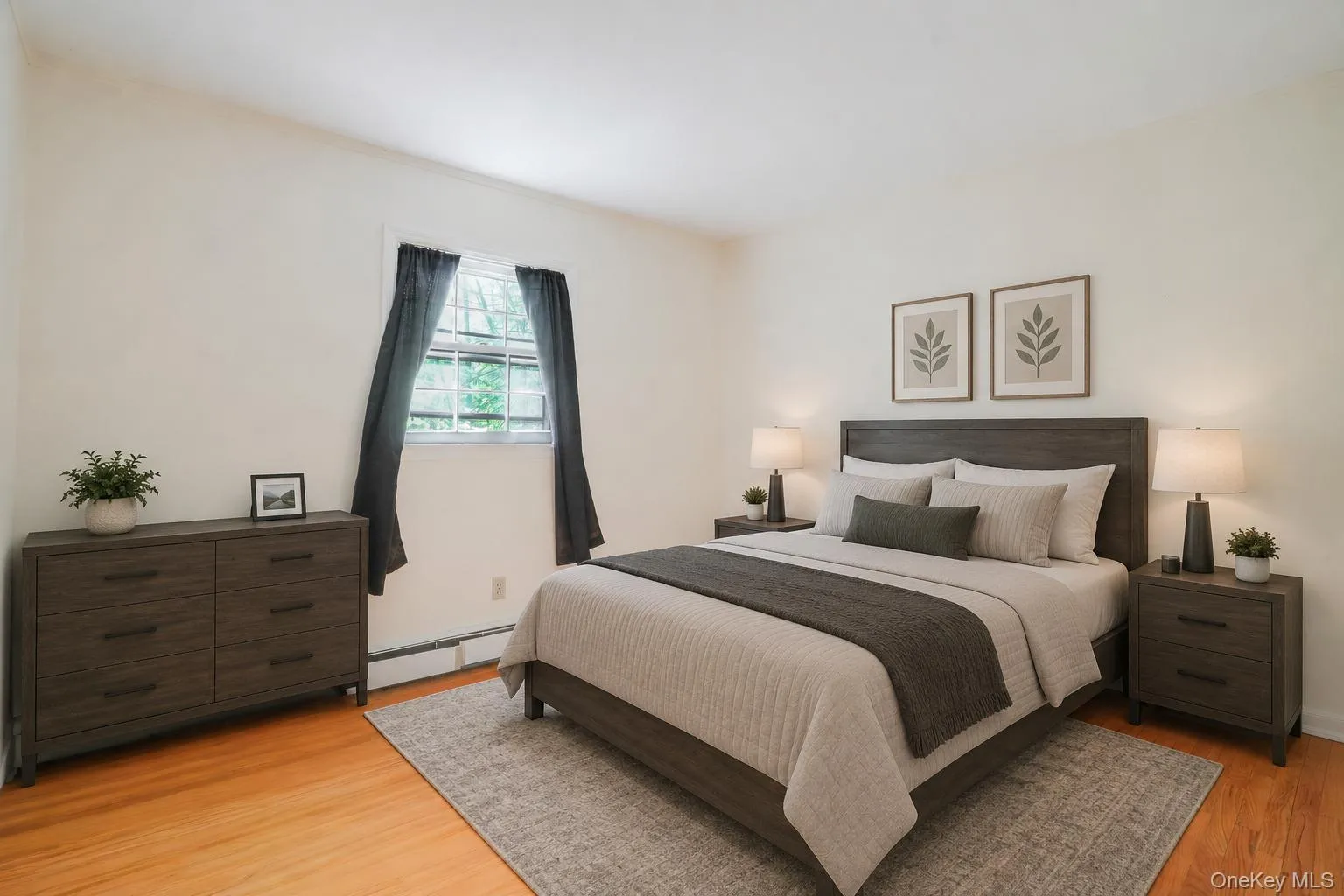Hardwood flooring with a window providing natural light Hardwood flooring with a window providing natural light