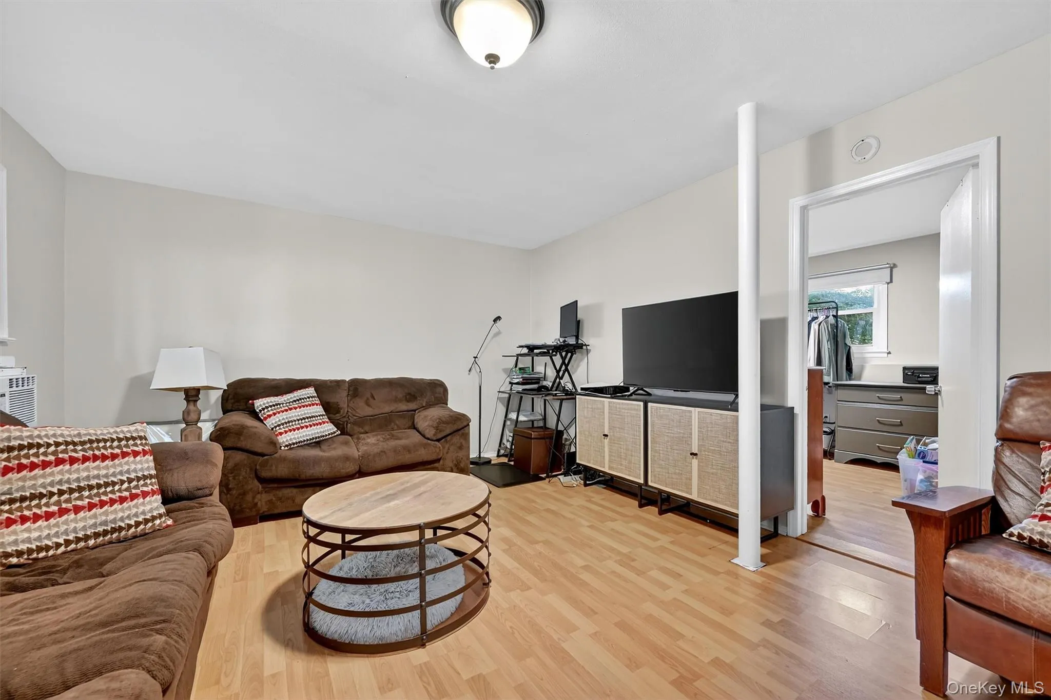 Family room featuring light wood-style flooring Family room featuring light wood-style flooring