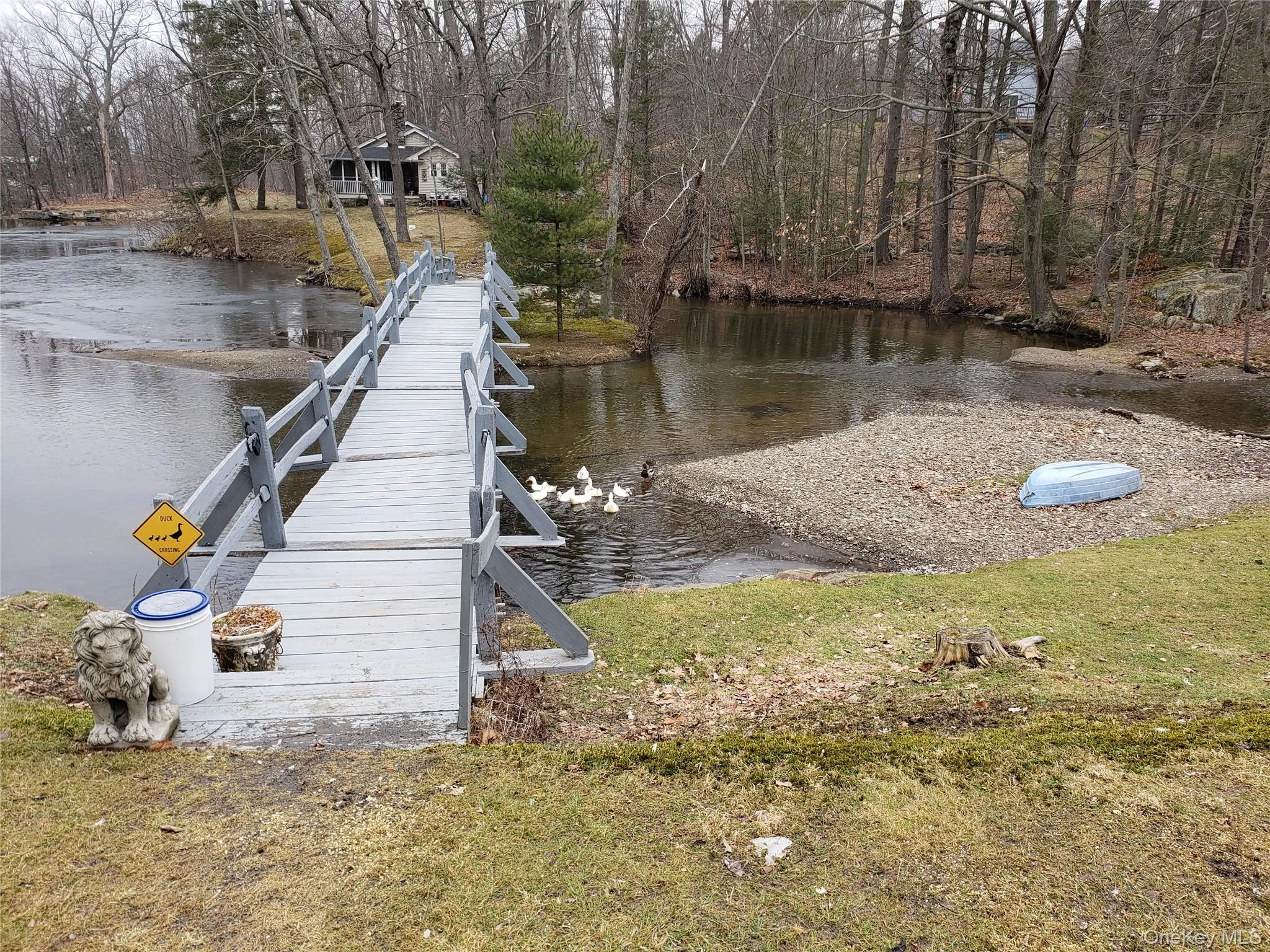 Bridge entrance to cottage Bridge entrance to cottage