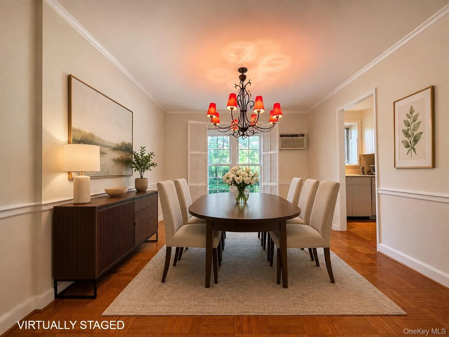 Virtually Staged Dining area Virtually Staged Dining area