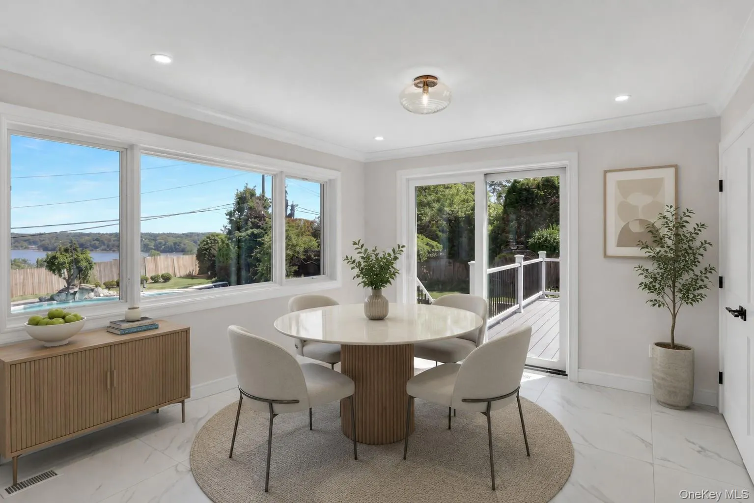 Staged Breakfast Area Staged Breakfast Area