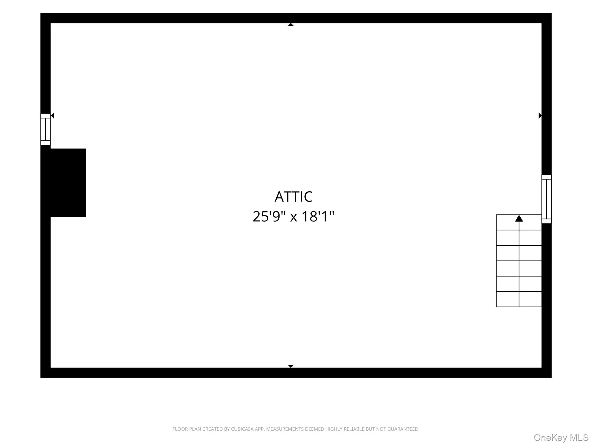 Attic of primary residence. Attic of primary residence.