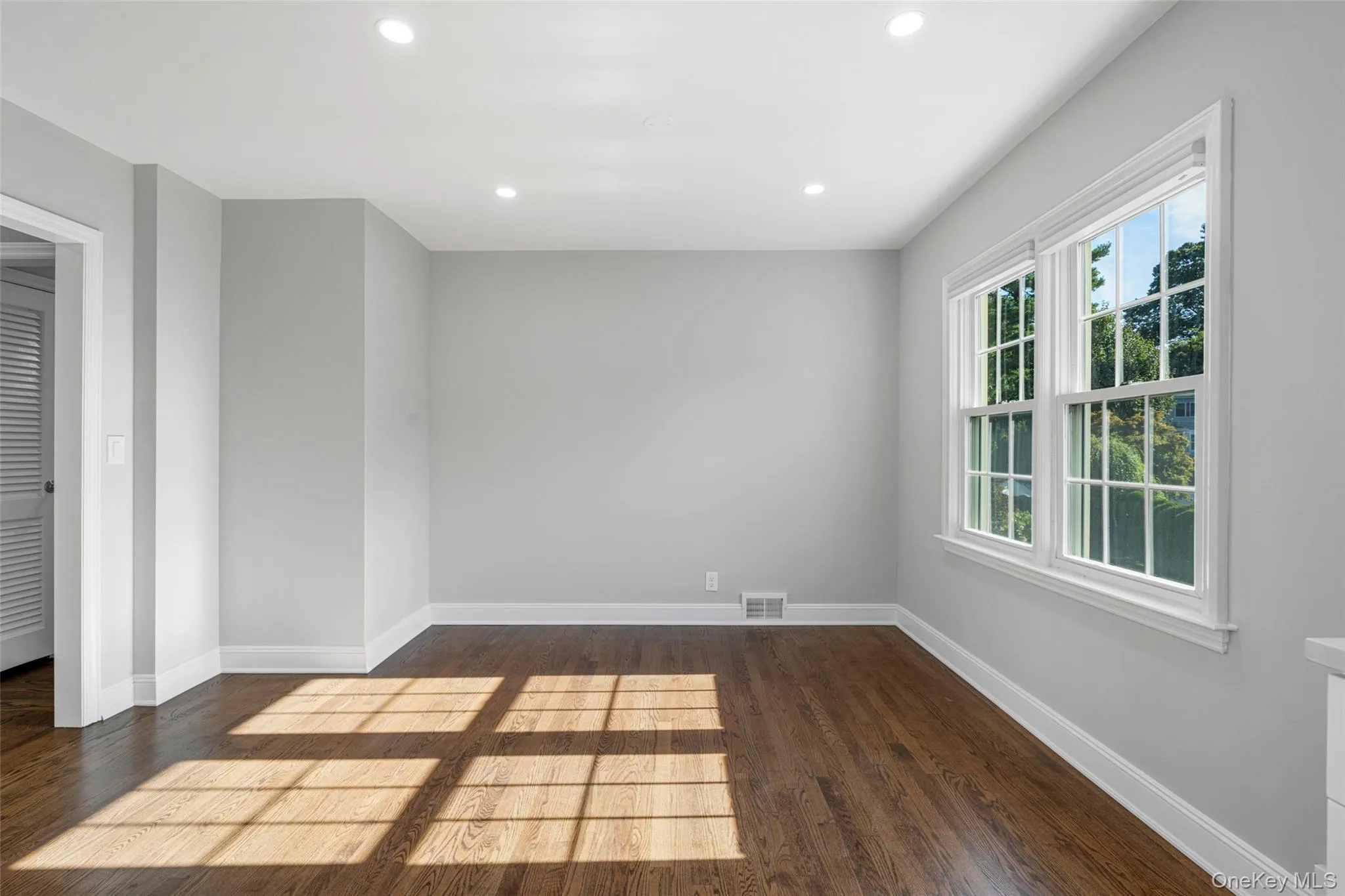 Dining room is open to the living room and the kitchen. Dining room is open to the living room and the kitchen.