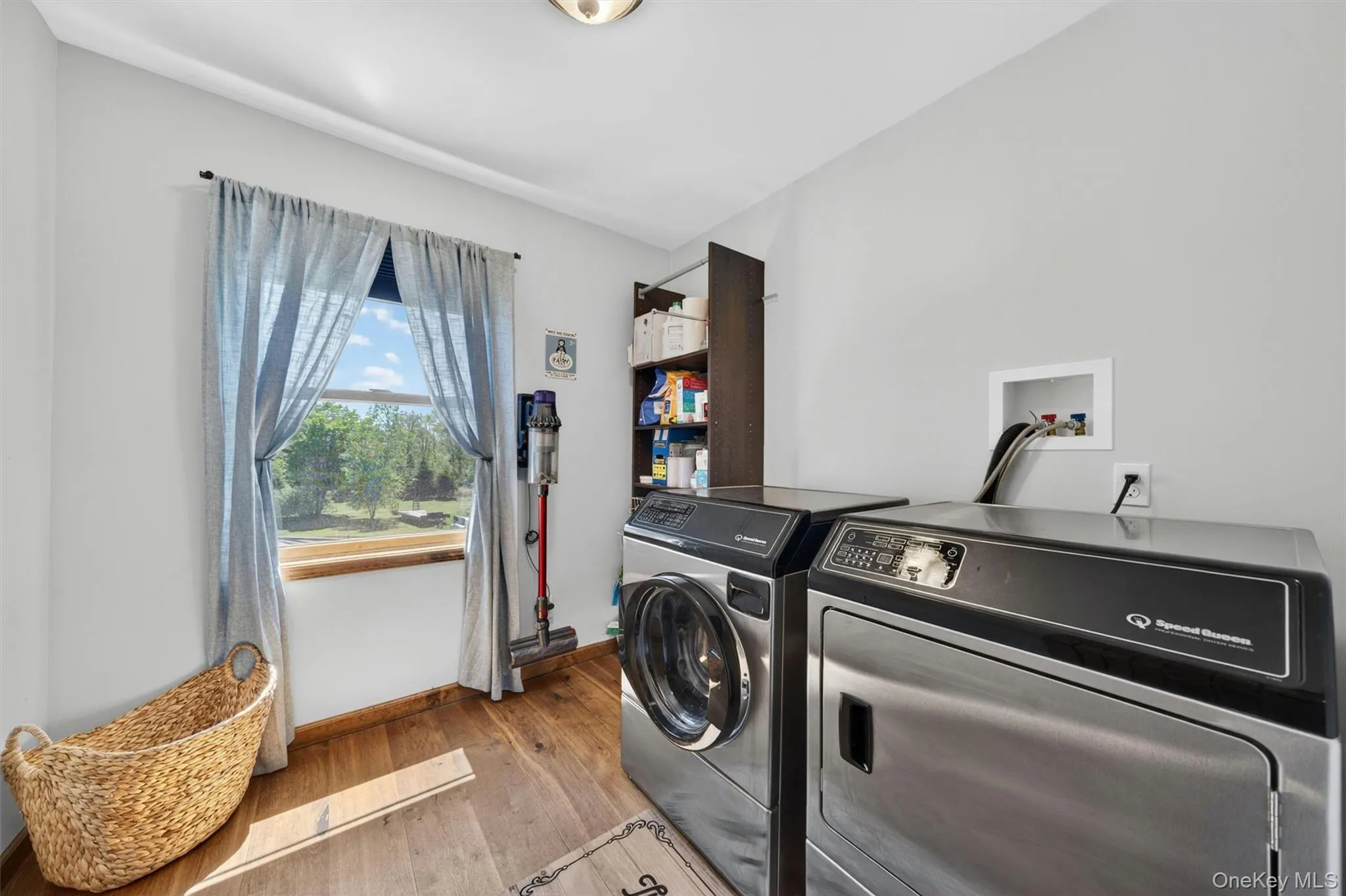 Ideally located for maximum convenience, the second floor features a spacious laundry room situated right where you need it most. Ideally located for maximum convenience, the second floor features a spacious laundry room situated right where you need it most.